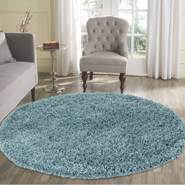 Hashtag Home Chanice Shaggy Duck Egg Blue Rug & Reviews Wayfair.co.uk